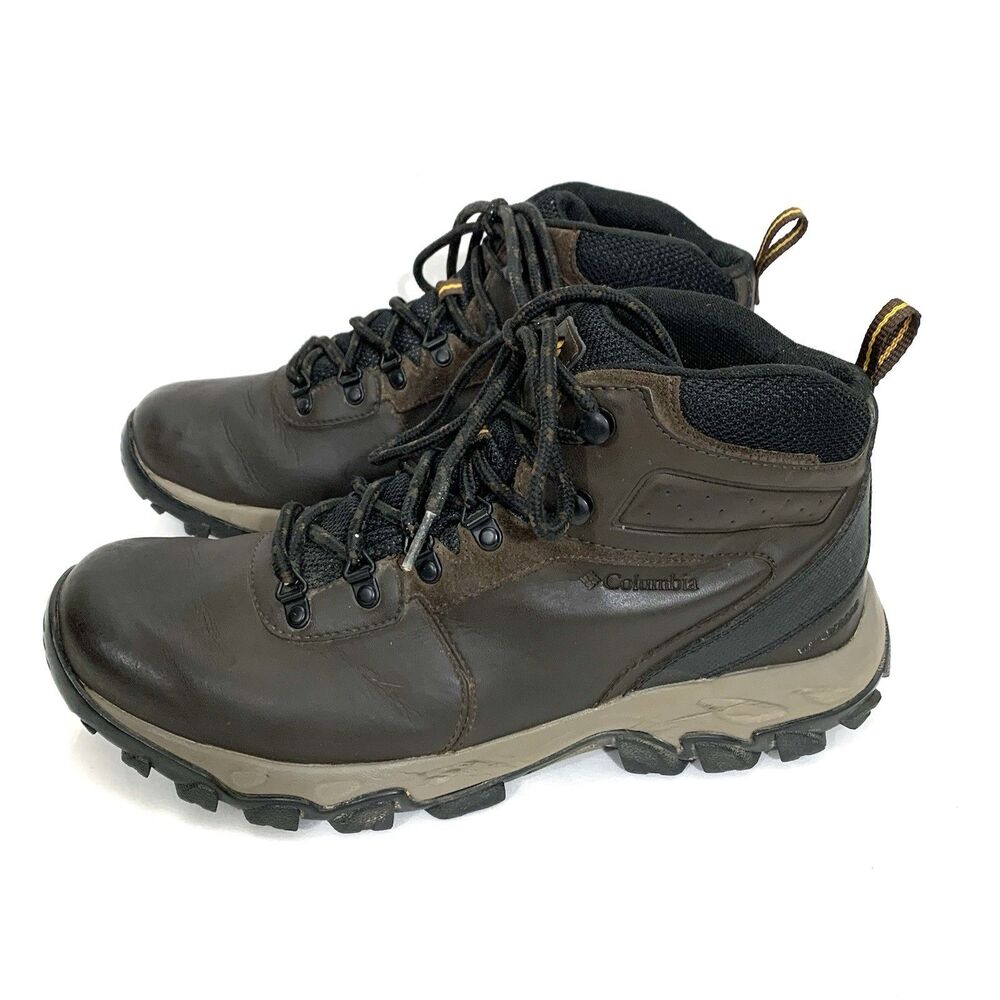 Columbia Waterproof  Leather Hiking Boots - Cordovan/Squash Men’s 11